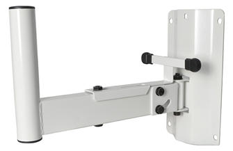 Loudspeaker Wall Bracket with 2 Way Adjustment White Finish